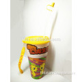 wholesale food safe 32oz plastic cup with straw